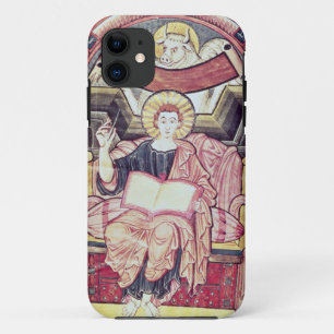 Kabeljauw 22. f.85v St. Luke de Evangelist, uit Tr iPhone 11 Hoesje