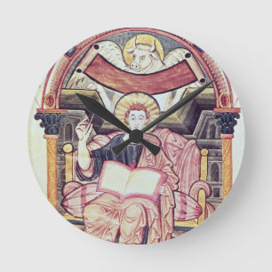 Kabeljauw 22. f.85v St. Luke de Evangelist, uit Tr Ronde Klok