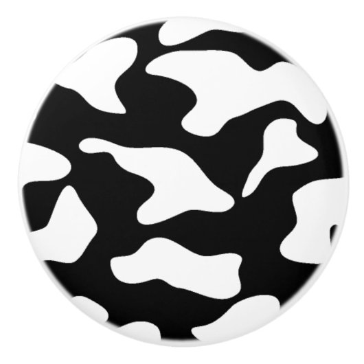 Kabeljauw afdrukken keukenknop keramische knop (Voorkant)