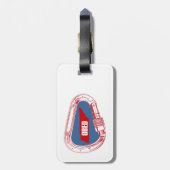 Kabeljauw Bagagelabel (Achterkant verticaal)