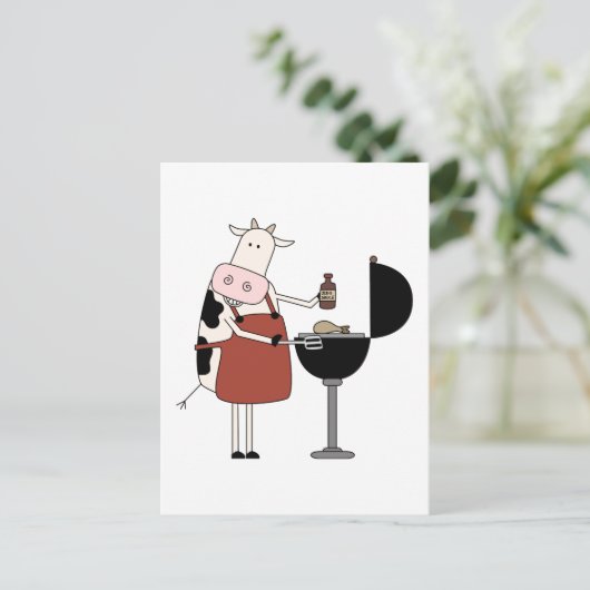 Kabeljauw Barbeque Tshirts en Gifts Briefkaart (Staand voorkant)