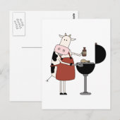 Kabeljauw Barbeque Tshirts en Gifts Briefkaart (Voorkant / Achterkant)