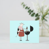 Kabeljauw Barbeque Tshirts en Gifts Briefkaart (Staand voorkant)