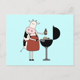 Kabeljauw Barbeque Tshirts en Gifts Briefkaart