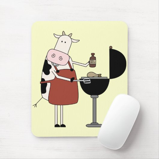 Kabeljauw Barbeque Tshirts en Gifts Muismat (Met muis)