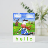 Kabeljauw Briefkaart (Staand voorkant)