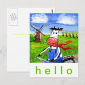 Kabeljauw Briefkaart (Voorkant / Achterkant)