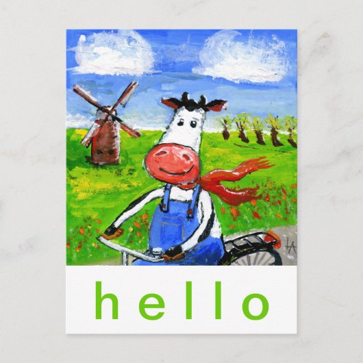 Kabeljauw Briefkaart (Voorkant)