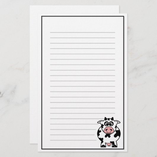 Kabeljauw Briefpapier (Voorkant / Achterkant)