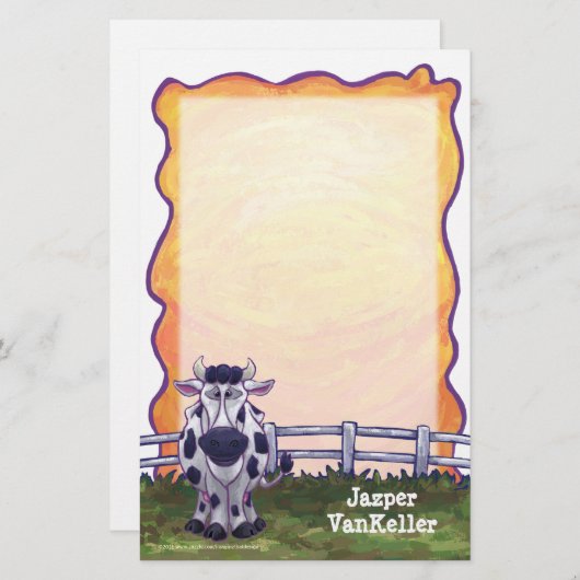 Kabeljauw Briefpapier (Voorkant / Achterkant)