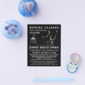 Kabeljauw Champion, boxing Class Advert Flyer (Enkel)