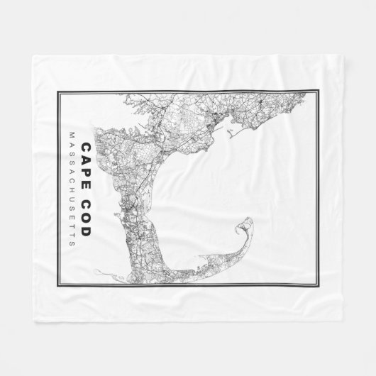 Kabeljauw Fleece Deken (Voorkant (Horizontaal))