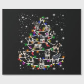 Kabeljauw | Funny Cow-kerstboomversieringen Cadeaupapier (Vlak)