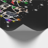 Kabeljauw | Funny Cow-kerstboomversieringen Cadeaupapier (Hoek)