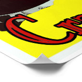 Kabeljauw: gekookte zeefvis poster (Hoek)