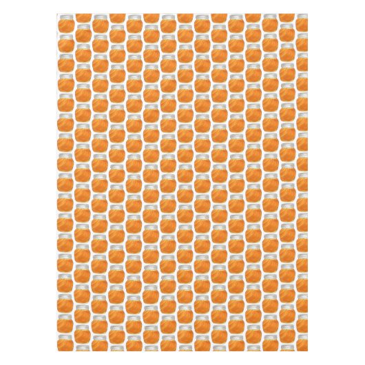 Kabeljauw Georgia Peaches Home Canning Tafelkleed (Voorkant)