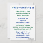 Kabeljauw - GraduPartij Kaart (Achterkant)