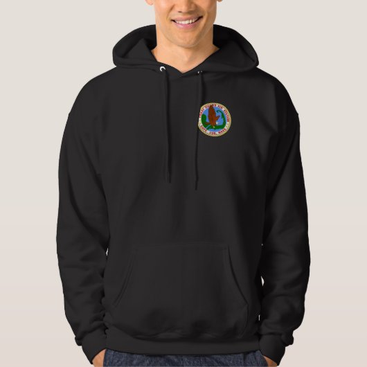 Kabeljauw Kustcode van het luchtstation van kustwa Hoodie (Voorkant)