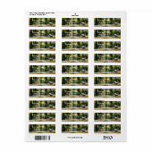 Kabeljauw-label retouradres etiket (Full Sheet)