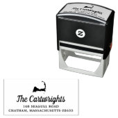 Kabeljauw | Massachusetts Wedding Zelfinktende Stempel (In situ)