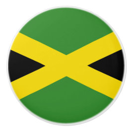 Kabeljauw met vlag van Jamaica Keramische Knop