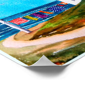 Kabeljauw met waslijn Poster (Hoek)