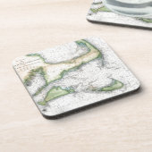 Kabeljauw, Nantucket, Martha's wijngaard Bier Onderzetter (Linkerzijde)