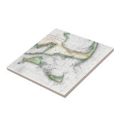 Kabeljauw, Nantucket, Martha's wijngaard Tegeltje (Zijkant)