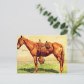 Kabeljauw Pony Briefkaart (Staand voorkant)