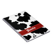 Kabeljauw Print Notebook Journal Red Ribbon Notitieboek (Rechterzijde)