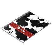 Kabeljauw Print Notebook Journal Red Ribbon Notitieboek (Linkerzijde)