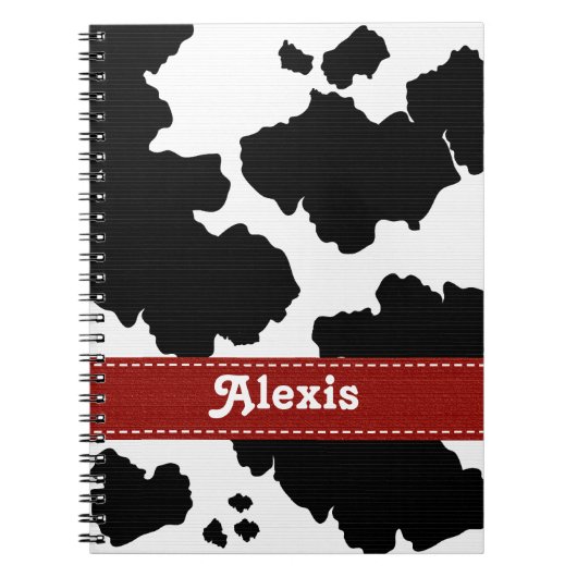 Kabeljauw Print Notebook Journal Red Ribbon Notitieboek (Voorkant)