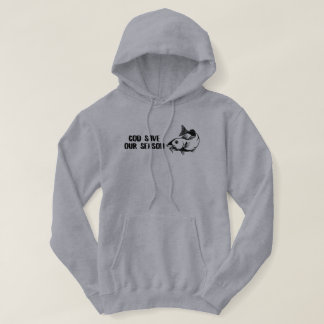 Kabeljauw Red Onze Seizoen Grappige Visvangst Hoodie
