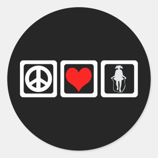 Kabeljauw Ronde Sticker (Voorkant)