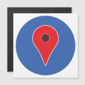 Kabeljauw — Stateromvormer — Magnet u bent hier (Voorkant / Achterkant)