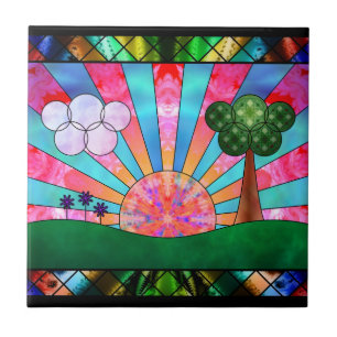 Kabeljauw van de droog van de zon / Trivet Tegeltje