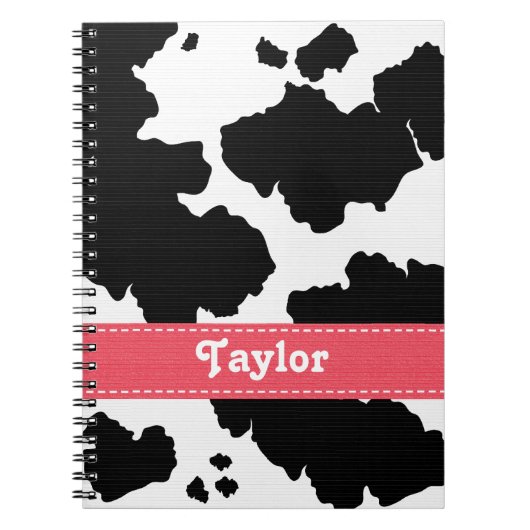 Kabeljauw voor afdruknotebook Journal Roze lint Notitieboek (Voorkant)