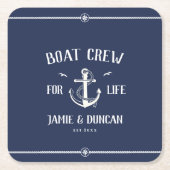 Kabeljauw voor bioscoopbenodigdheden (Nautical Mod Kartonnen Onderzetters (Voorkant)