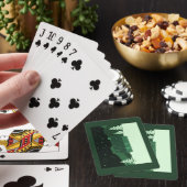Kabeljauw voor gebergte pokerkaarten (Insitu)