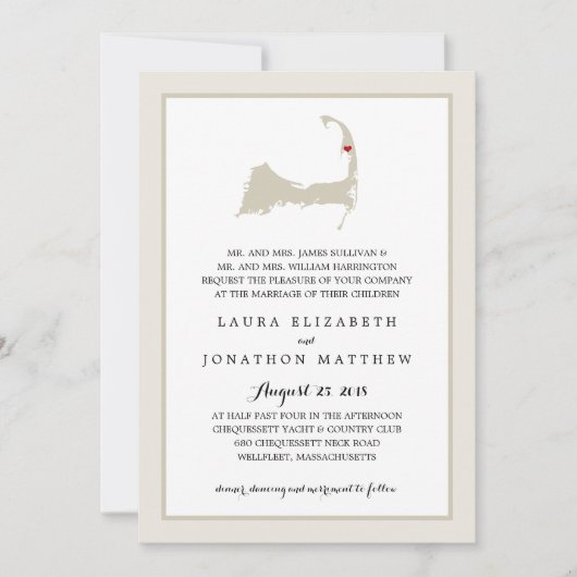 Kabeljauw Wellfleet | Weddenschap Kaart (Voorkant)