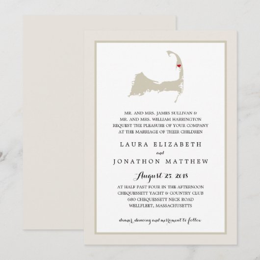 Kabeljauw Wellfleet | Weddenschap Kaart (Voorkant / Achterkant)