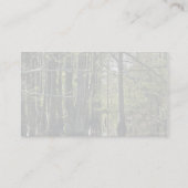 Kabeljauwbomen in moeras visitekaartje (Achterkant)