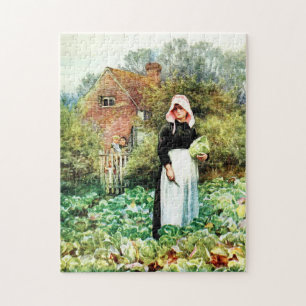 Kabeljauwen door Helen Allingham Legpuzzel