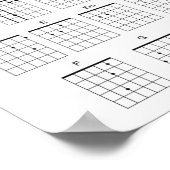 Kabeljauwplaat Poster (Hoek)