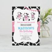 Kabeljauwuitnodiging Kaart (Staand voorkant)