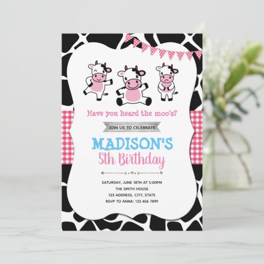 Kabeljauwuitnodiging Kaart (Staand voorkant)