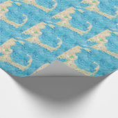 Kabelkaart voor waterverf cadeaupapier (Hoek)