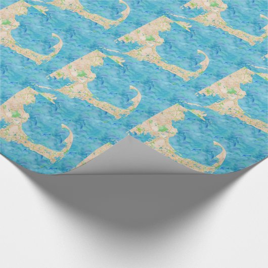 Kabelkaart voor waterverf cadeaupapier (Hoek)