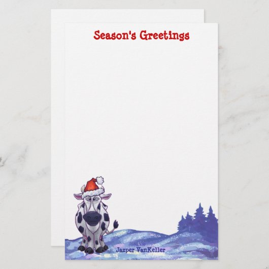 Kabelkerst Briefpapier (Voorkant / Achterkant)