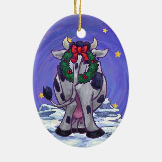 Kabelkerst Keramisch Ornament (Achterkant)